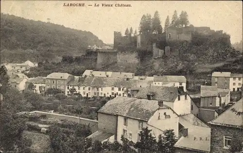 Ak Laroche La Roche en Ardennes Wallonien Luxemburg, Le Vieux Chateau