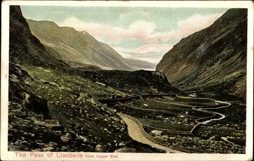 Ak Llanberis Wales, The Pass, from Upper End