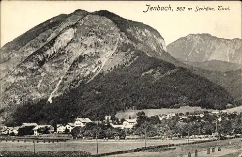 Ak Jenbach in Tirol, Teilansicht