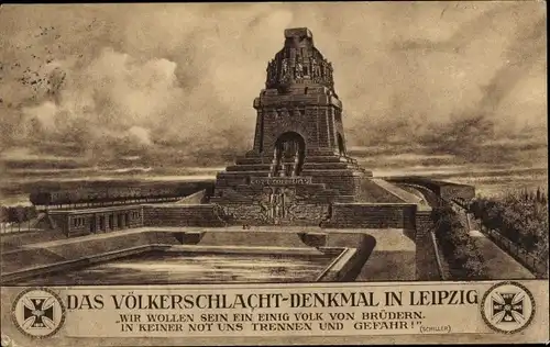Ak Leipzig, Völkerschlachtdenkmal