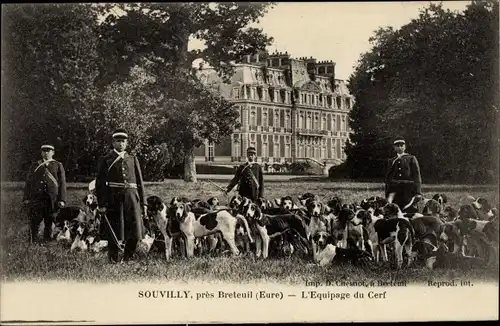 Ak Souvilly Breteuil Eure, L'Equipage du Cerf