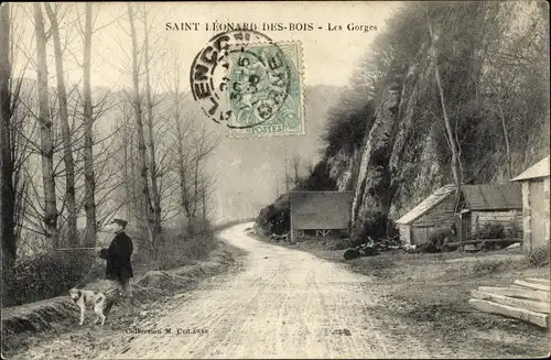 Ak Saint leonard des Bois Sarthe, Les Gorges