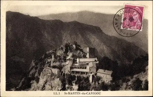 Ak Casteil Pyrénées Orientales, Abbaye Saint Martin du Canigou