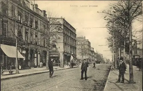 Ak Reims Marne, Laoner Strasse