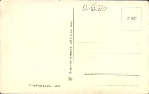 Ak Gera Thüringen, Blick in den Küchengarten, Fontäne