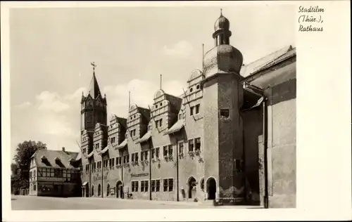 Ak Stadtilm in Thüringen, Rathaus, Außenansicht