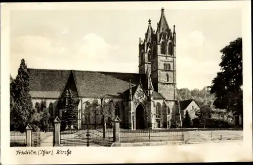 Ak Stadtilm in Thüringen, Stadtkirche von Norden aus betrachtet