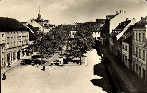 Ak Burgstädt in Sachsen, Straßenpartie