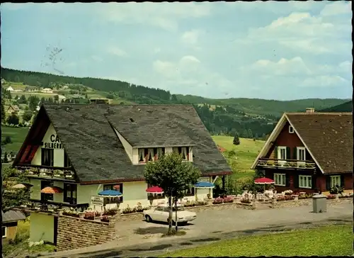 Ak Altglashütten Feldberg im Schwarzwald, Konditorei Cafe Silberdistel