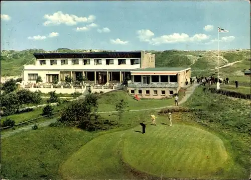 Ak Nordseeheilbad Norderney, Restaurant Caré Golfhotel
