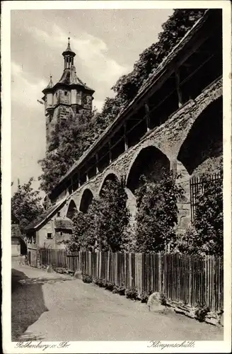 Ak Rothenburg ob der Tauber Mittelfranken, Klingenschütt