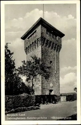 Ak Dabringhausen Wermelskirchen, Ketzbergerhöhe, Hindenburgturm