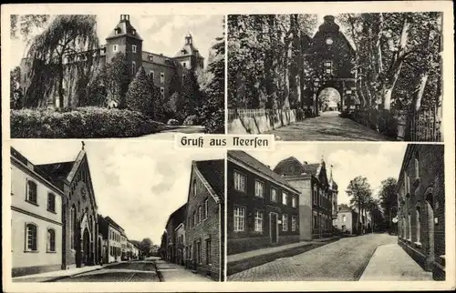 Ak Neersen Willich am Niederrhein, Partien im Ort