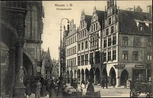 Ak Münster in Westfalen, Prinzipalmarkt