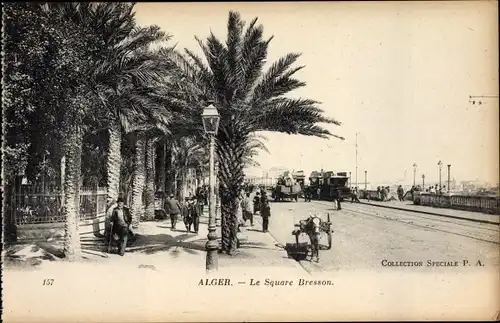 Ak Alger Algier Algerien, Le Square Bresson