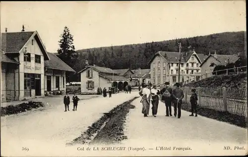 Ak Col de la Schlucht Vosges, L'Hôtel Francais