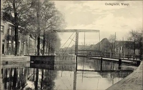 Ak Weesp Nordholland, Oudegracht