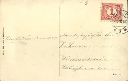 Ak Weesp Nordholland, Oudegracht