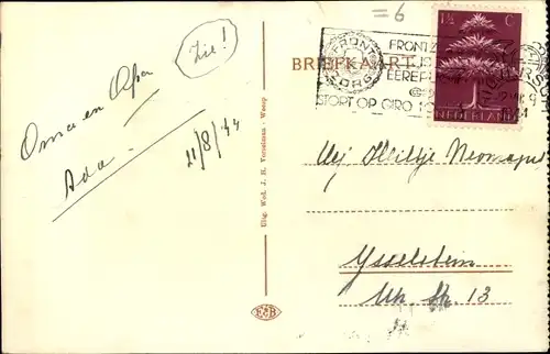 Ak Weesp Nordholland, Muiderbinnenweg