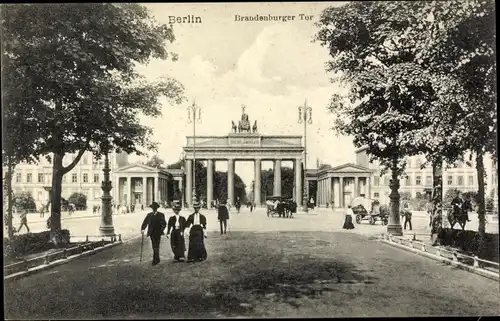 Ak Berlin Mitte, Brandenburger Tor