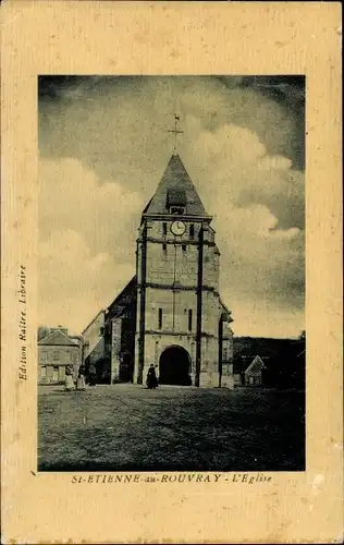 Ak Saint Etienne du Rouvray Seine Maritime, L'Eglise