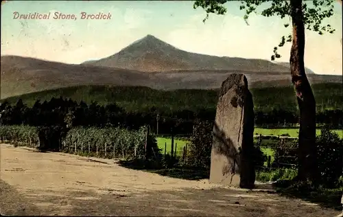 Ak Brodick Schottland, Druidical Stone