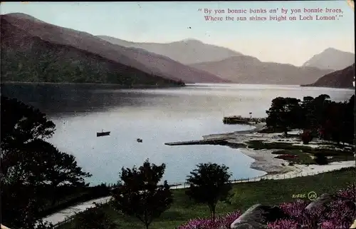 Ak Ardlui Loch Lomond Schottland, Panorama
