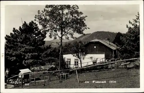 Ak Muggendorf Niederösterreich, Am Waxeneck, Schutzhaus Bergfreunde