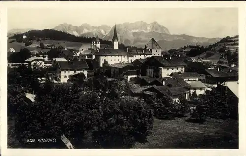 Ak Kitzbühel in Tirol, Blick auf Ort