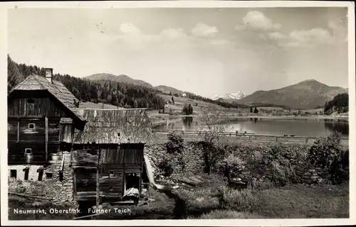 Ak Neumarkt Oberstmk. Mariahof Steiermark, Furtner Teich