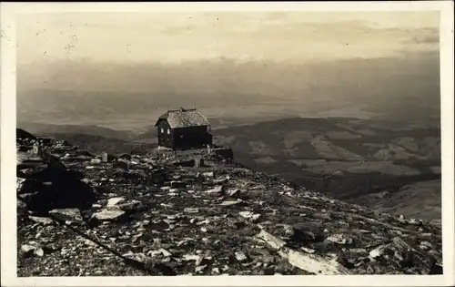 Ak Judenburg Steiermark, Zirbitzkogel mit Schutzhaus