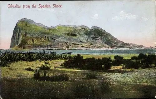 Ak Gibraltar, from the Spanish Shore
