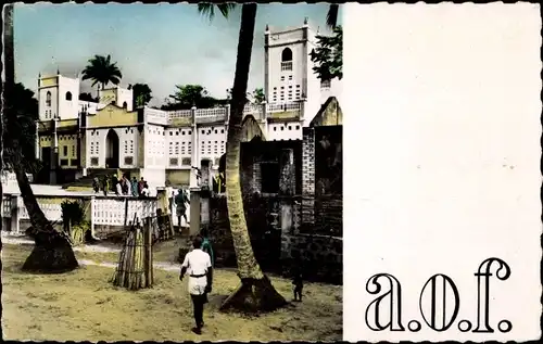 Ak Abidjan Elfenbeinküste, Le Temple d'Orbar édifié par ses propres habitants