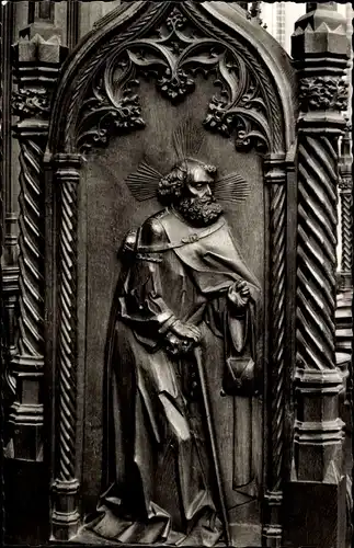 Ak Bardowick in Niedersachsen, Dom, Chorgestühl aus dem 15. Jahrhundert