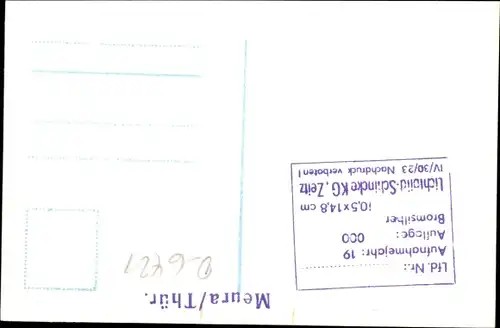 Ak Meura in Thüringen, Gasthof, Teilansicht