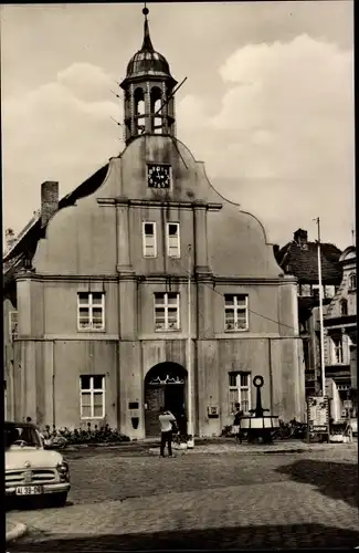Ak Wolgast in Mecklenburg Vorpommern, Rathaus