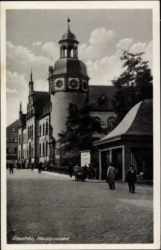 Ak Glauchau in Sachsen, Hauptpostamt