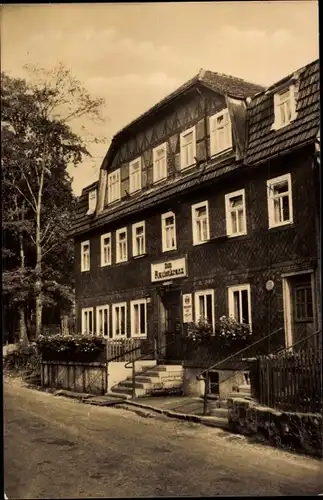 Ak Gießübel in Thüringen, Gasthaus zum Rautenkranz