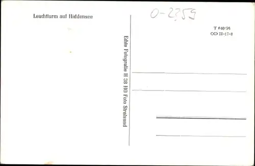Ak Insel Hiddensee in der Ostsee, Leuchtturm
