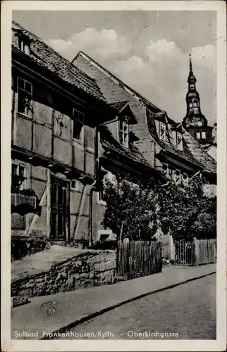 Ak Bad Frankenhausen am Kyffhäuser Thüringen, Oberkirchgasse