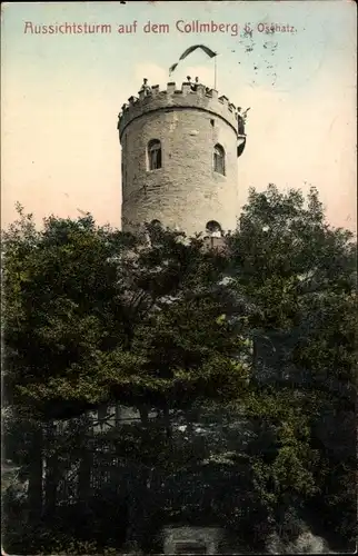 Ak Collmberg Collm Wermsdorf Sachsen, Aussichtsturm