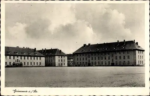 Ak Grimma in Sachsen, Straßburg Kaserne