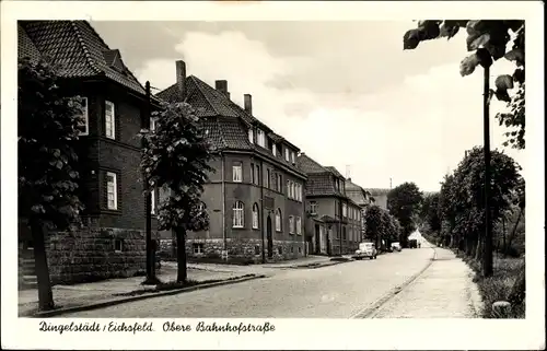 Ak Dingelstädt im Eichsfeld Thüringen, Obere Bahnhofstraße