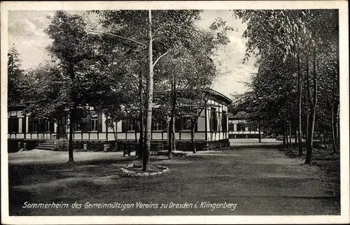 Ak Klingenberg in Sachsen, Sommerheim d. gemeinnützigen Vereins zu Dresden