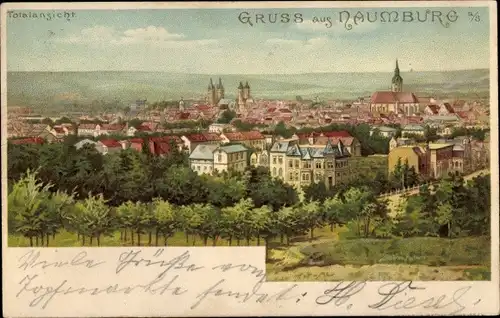 Litho Naumburg an der Saale, Gesamtansicht