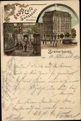 Litho Bremerhaven, Café Sanssouci