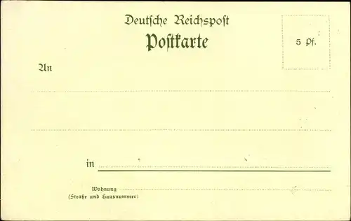 Litho Hannover Niedersachsen, 550jährige Jubelfeier des Lyceum 1, 1898, fahrender Scholar