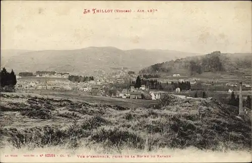 Ak Le Thillot Lothringen Vosges, Gesamtansicht