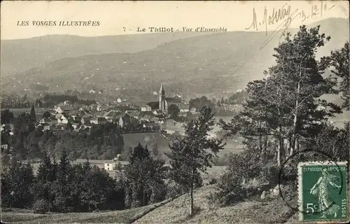 Ak Le Thillot Lothringen Vosges, Teilansicht