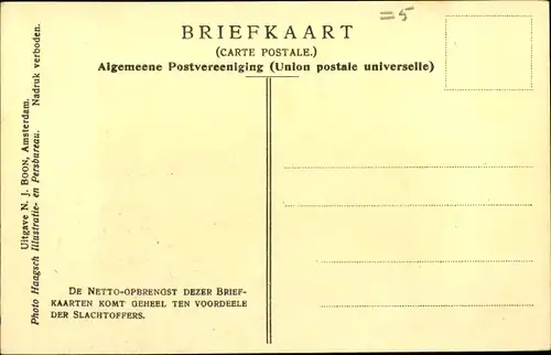 Ak Schellingwoude Amsterdam Nordholland Niederlande, Groote Watersnood 1916, Hochwasser im Ort